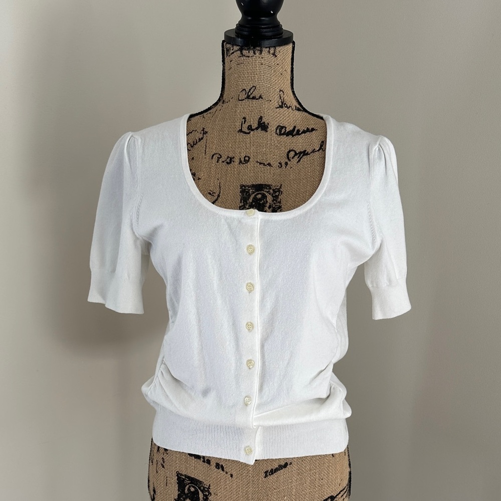 The Limited White Button-Down Women's Top